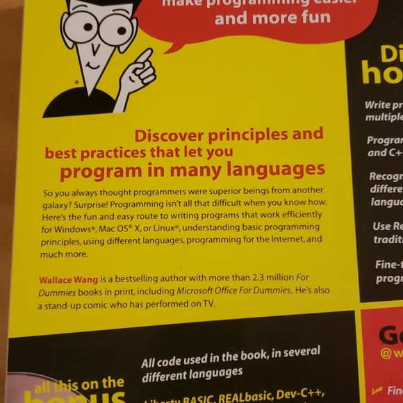 Beginning Programming for Dummies 3/$20 - Picture 2 of 3